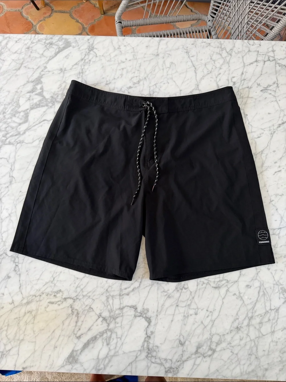 FISHWORKS BOARDSHORT Men’s Sz XXL CREW STRETCH 9”